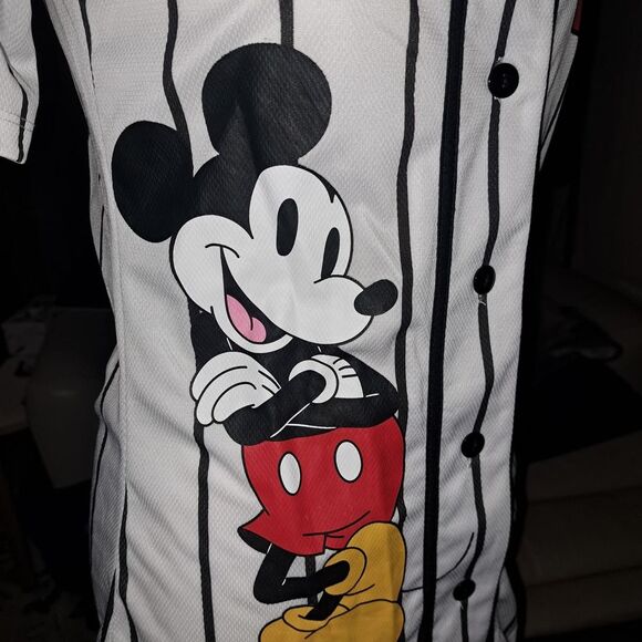 NEW Disney Mickey Mouse and Friends Ladies SM V Neck Jersey - Picture 6 of 7